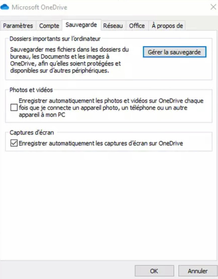 enregistrer automatique les captures d’écran