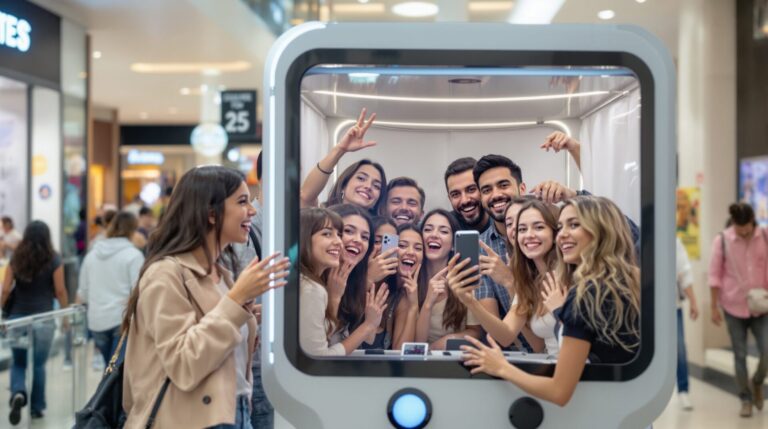 Marketing Expérientiel : Pourquoi le photobooth est le roi du Street Marketing Indoor ?
