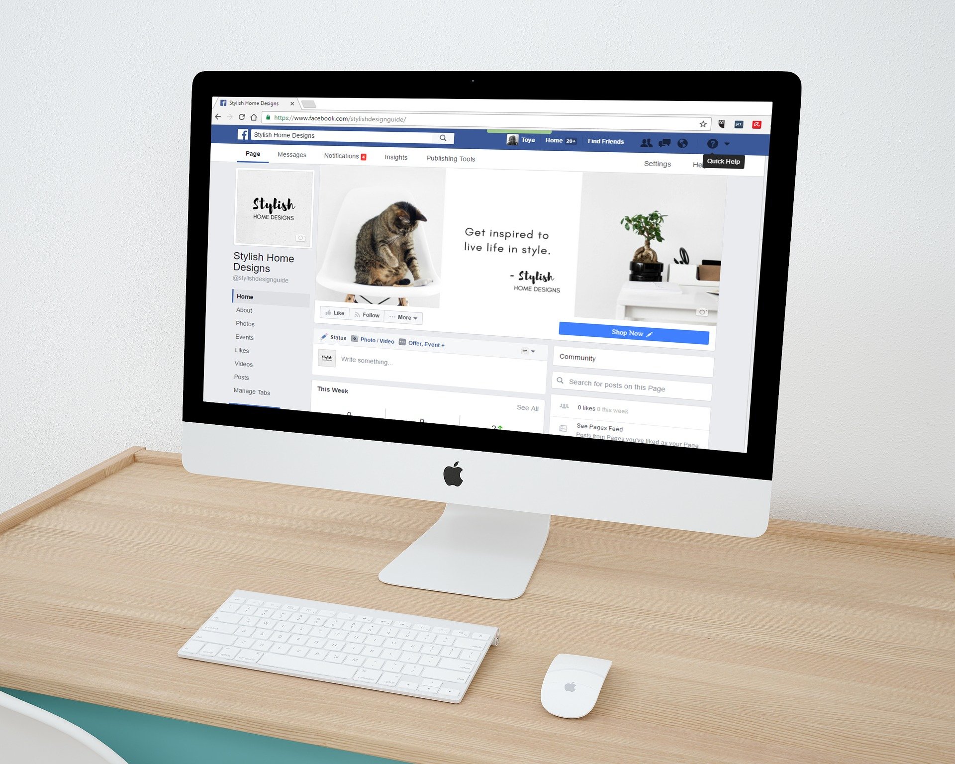 page Facebook