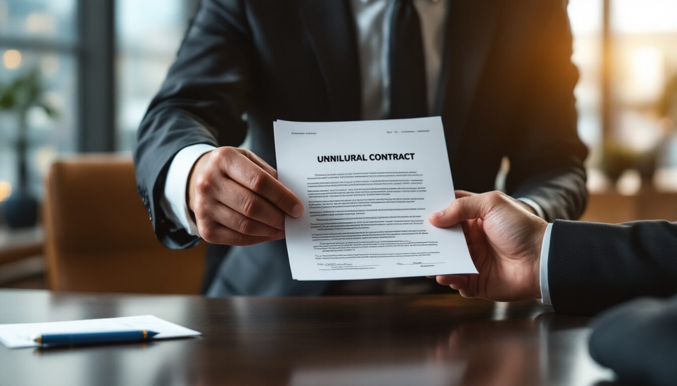 exemple de contrat unilatéral