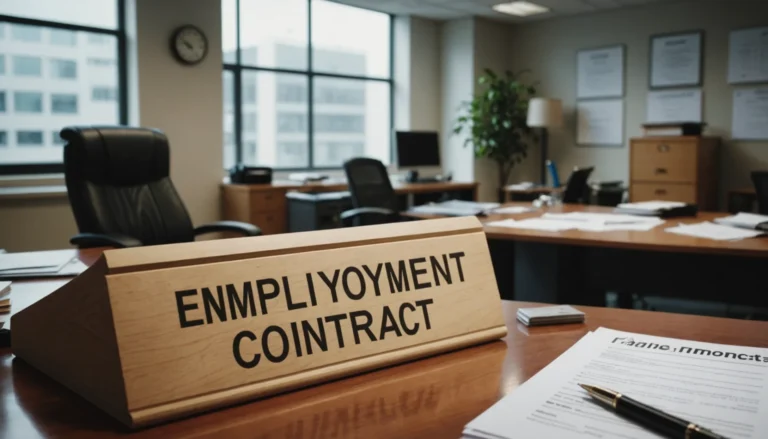 faire un faux contrat de travail risque