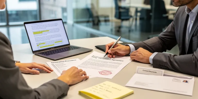 résiliation anticipée contrat de prestation de service