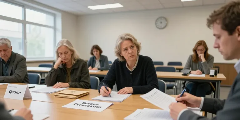 assemblée générale association quorum non atteint