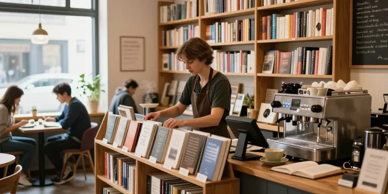 ouvrir sa librairie-café