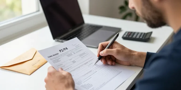 formulaire p2 p4 auto entrepreneur