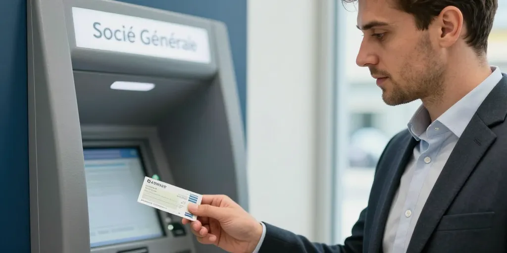 comment déposer un chèque société générale